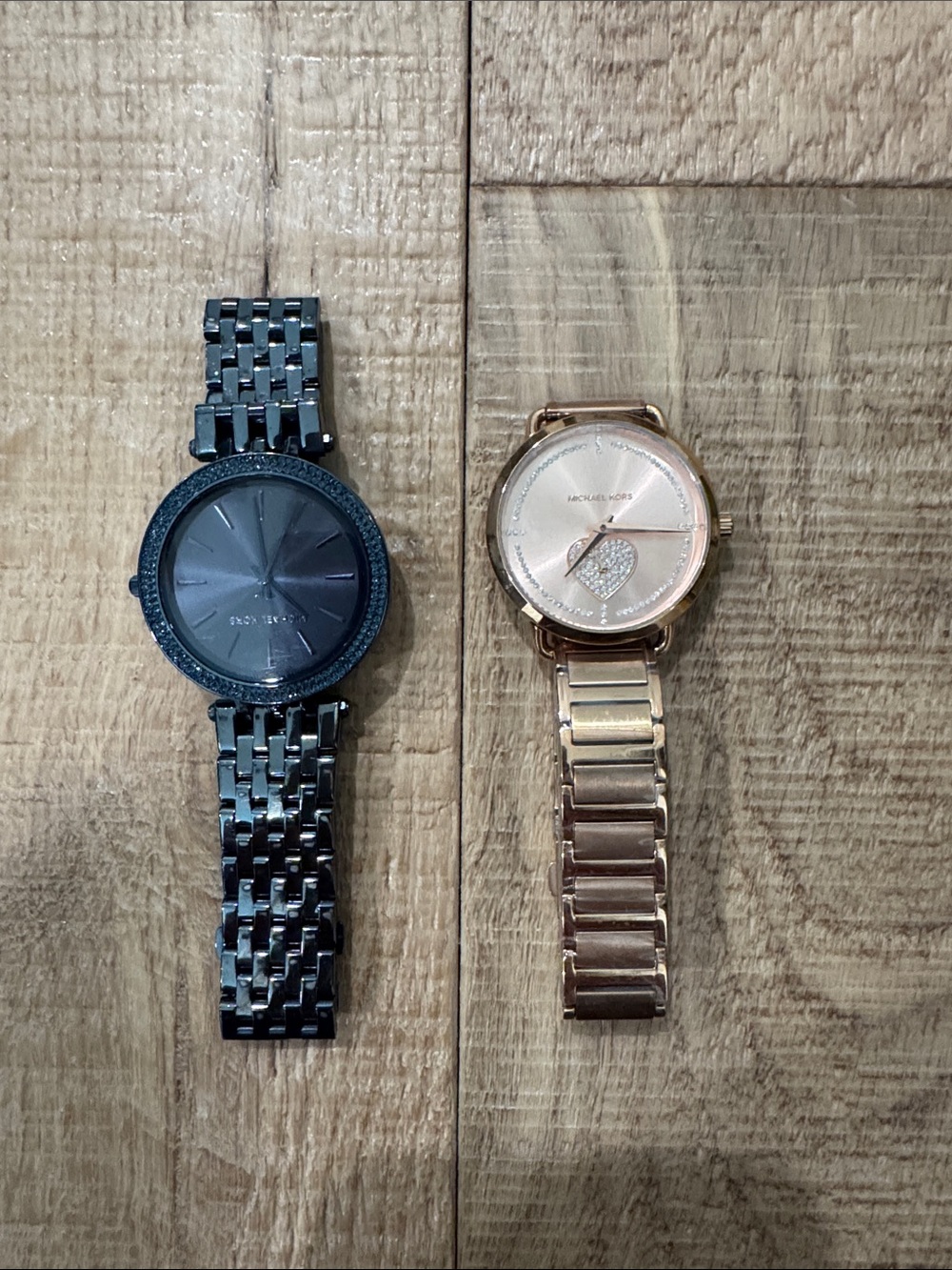 Michael Kors watches - Navy and Rose Gold